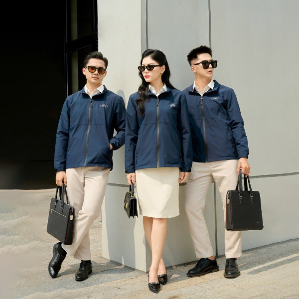 Đồng phục áo khoác xanh đen