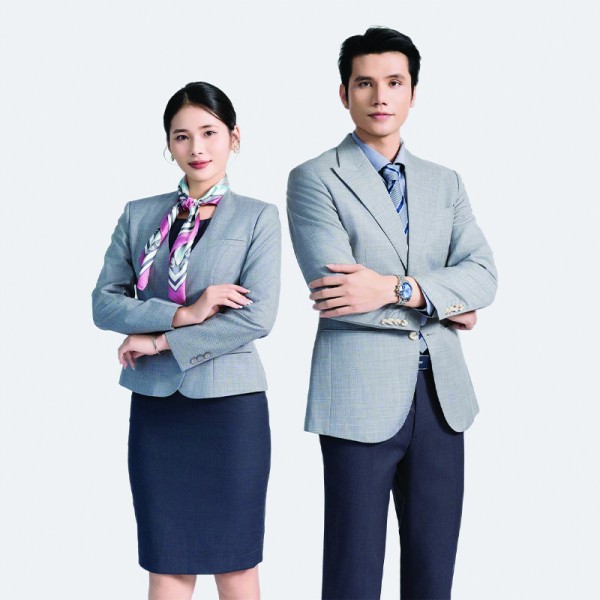 Bộ vest công sở màu xám