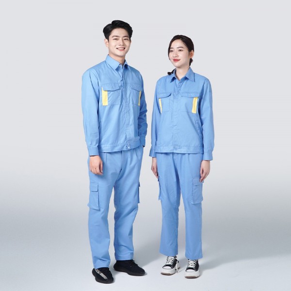Áo đồng phục bảo hộ màu xanh dương