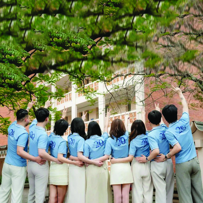 Đồng phục họp lớp màu xanh dương